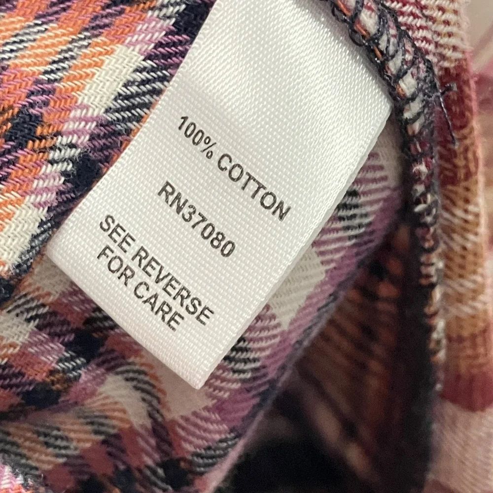 Cato Plaid Patchwork Open Front Cardigan Womens Size XL‎ Draped Fall Boho